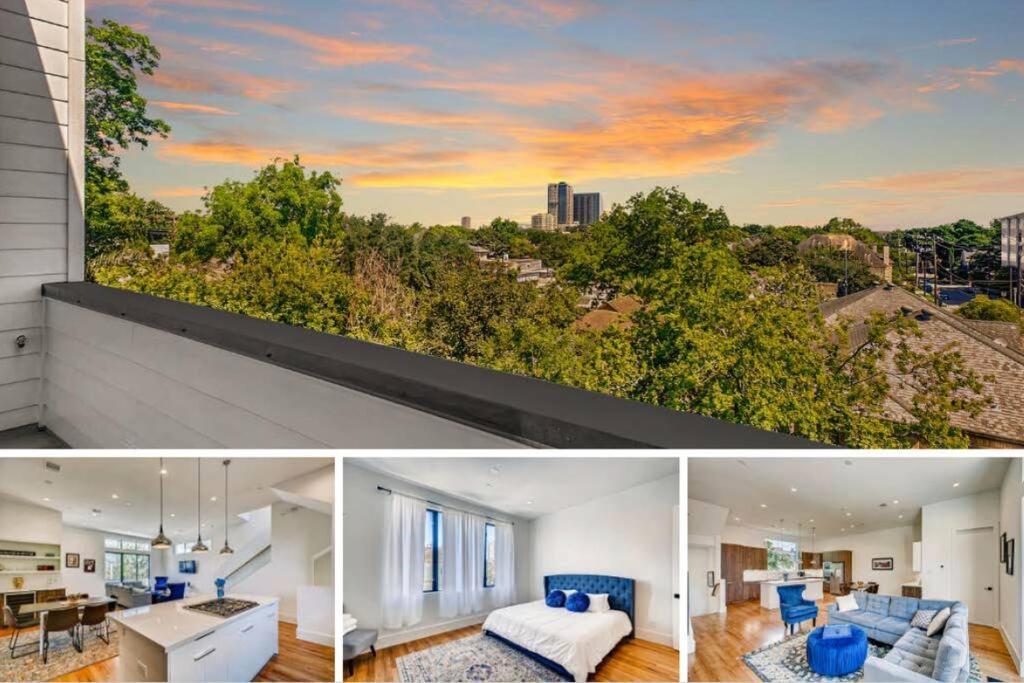 4 Story Home Mins To Downtown Houston With City Views Ngoại thất bức ảnh